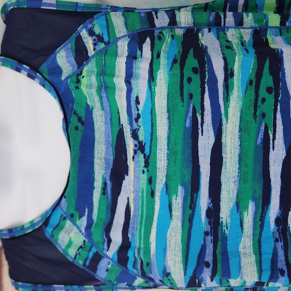 Lululemon Sculpt Tank In Seven Wonders Multi / Hero Blue View 4